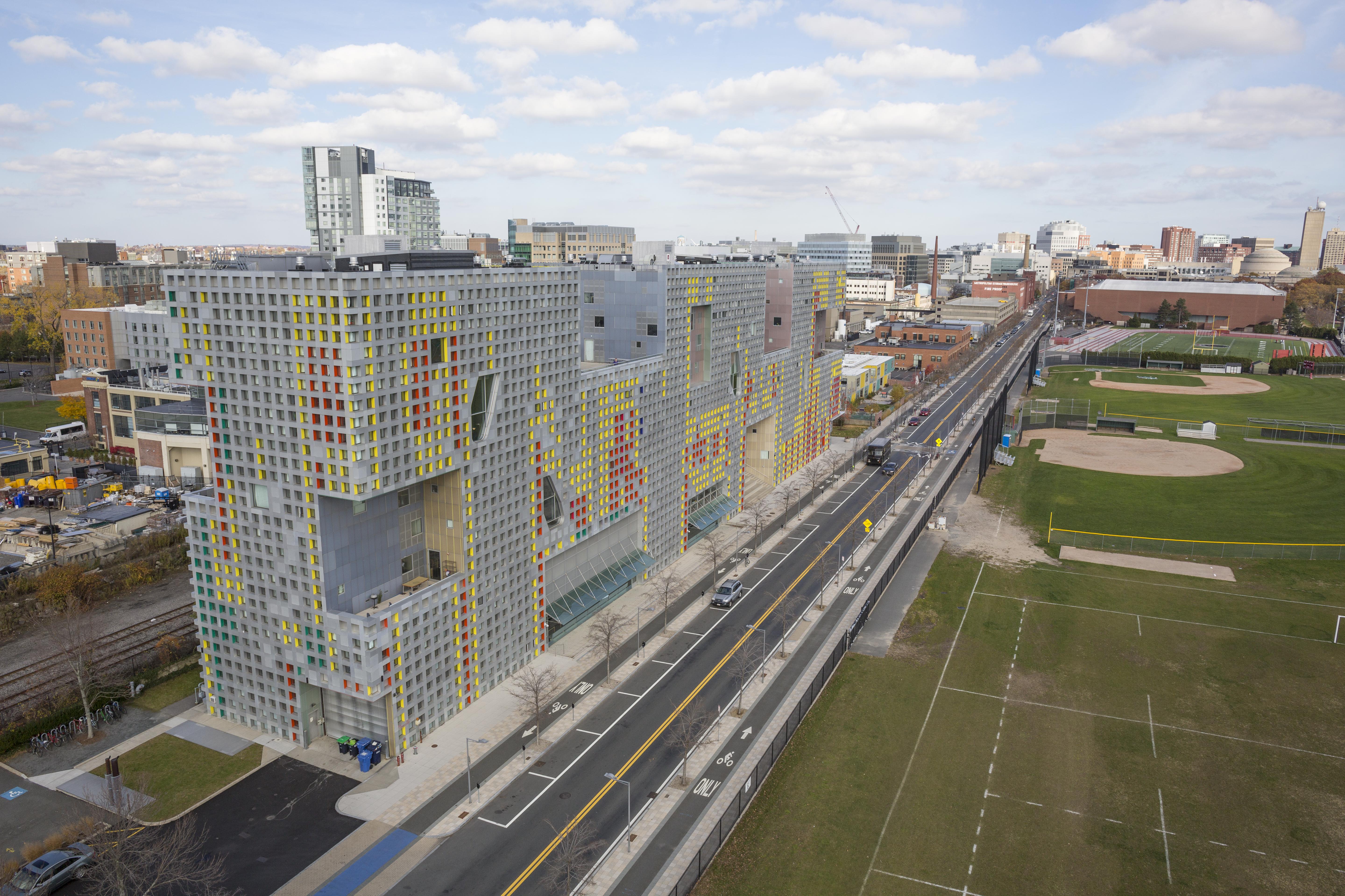 Simmons Hall; photo: AboveSummit with Christopher Harting