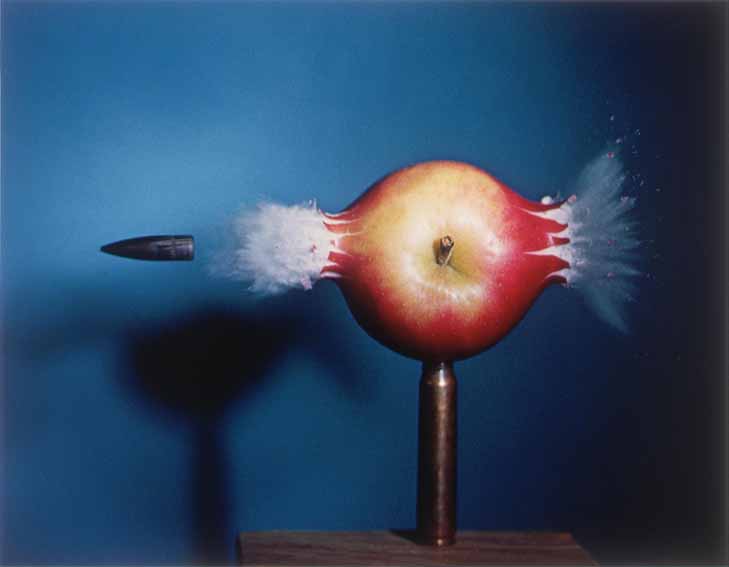 Bullet Through Apple - 1964, ©2010 MIT. Courtesy of MIT Museum