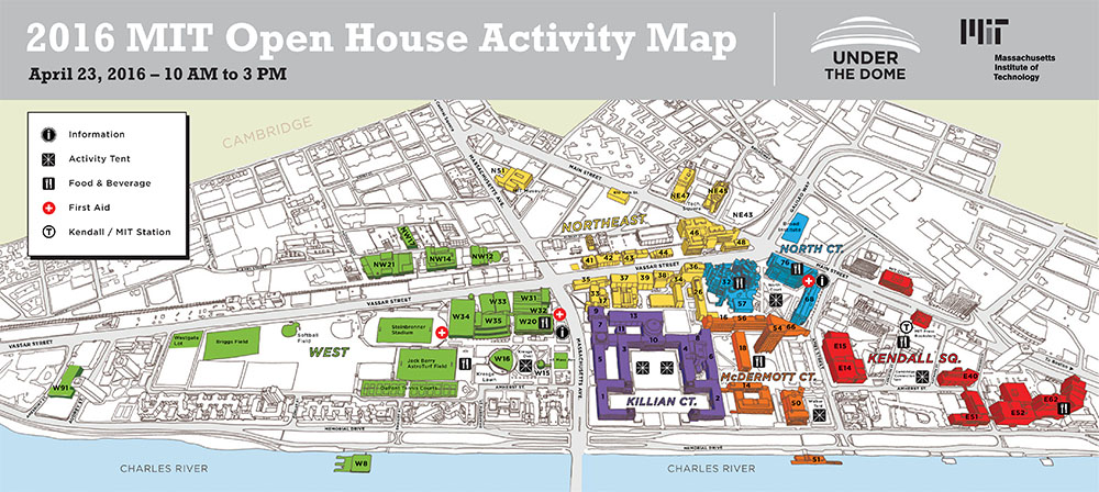 Open House activities map