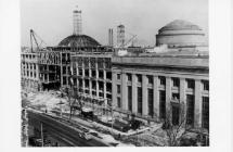 Building 7 construction; courtesy of MIT Museum