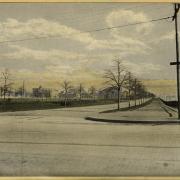 Memorial Drive in 1900 (looking East): image courtesy of MIT Museum